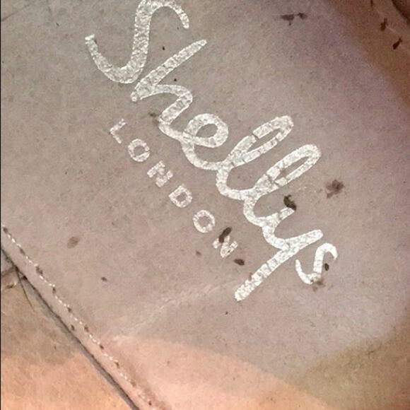 SHELLY’S LONDON Silver Platform OXFORD EMMA LACEUP - Picture 9 of 13